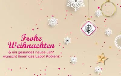 Frohe Weihnachten und ein gesundes neues Jahr!